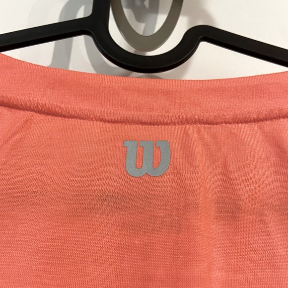 Wilson UWII Script Tech Tee - NWT - Fiery Coral - Picture 3 of 5